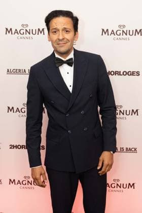 magnum day5 photocall Benaissa Khaled SoirÃ e Iconoclast x 2 Clocks on the Magnum beach during the 77th Cannes International Film Festival on May 20, 2024 Cannes France Jeremy Melloul Magnum Cannes via Bestimage Magnum Beach Iconoclast x 2 Clocks party during the 77th Cannes International Film Festival on May 20, 2024 Cannes France  Copyright: xJeremyxMelloulx xMagnumxCannesxviaxBestimagexJeremyxMelloulx xMagnumxCannesxviaxBestimagex