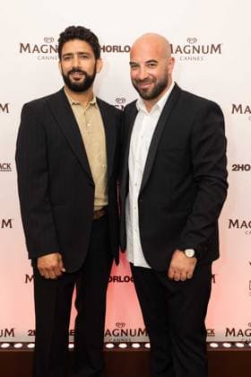 magnum day5 photocall Salim Kechiouche, Hugo le Grand Nathan SoirÃ e Iconoclast x 2 Clocks on the Magnum beach during the 77th Cannes International Film Festival on May 20, 2024 Cannes France Jeremy Melloul Magnum Cannes via Bestimage Magnum Beach Iconoclast x 2 Clocks party during the 77th Cannes International Film Festival on May 20, 2024 Cannes France  Copyright: xJeremyxMelloulx xMagnumxCannesxviaxBestimagexJeremyxMelloulx xMagnumxCannesxviaxBestimagex