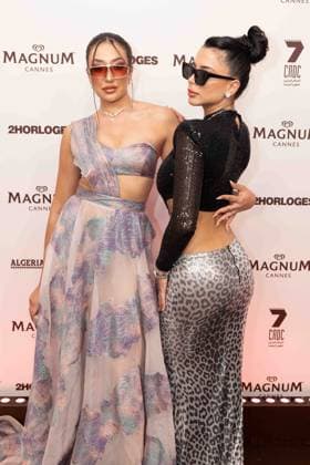 magnum day5 photocall Ecem April, Tammy Aligo SoirÃ e Iconoclast x 2 Clocks on the Magnum beach during the 77th Cannes International Film Festival on May 20, 2024 Cannes France Jeremy Melloul Magnum Cannes via Bestimage Magnum Beach Iconoclast x 2 Clocks party during the 77th Cannes International Film Festival on May 20, 2024 Cannes France  Copyright: xJeremyxMelloulx xMagnumxCannesxviaxBestimagexJeremyxMelloulx xMagnumxCannesxviaxBestimagex