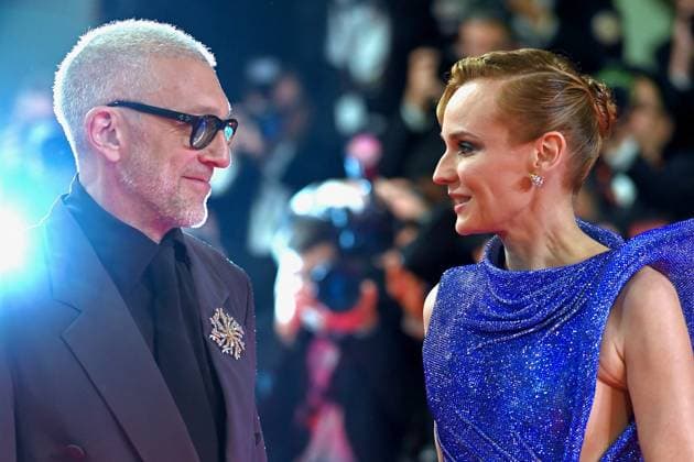 Cannes - The Shrouds Screening Vincent Cassel and Diane Kruger attends the The Shrouds (Les Linceuls) screening at the 77th annual Cannes Film Festival at Palais des Festivals on May 20, 2024 in Cannes, France. Photo by Franck Castel ABACAPRESS.COM Cannes France  Copyright: xCastelxFranck ABACAx