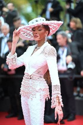 Cannes - The Apprentice Screening Winnie Harlow attends The Apprentice screening at the 77th annual Cannes Film Festival at Palais des Festivals on May 20, 2024 in Cannes, France. Photo by Franck Castel ABACAPRESS.COM Cannes France  Copyright: xCastelxFranck ABACAx