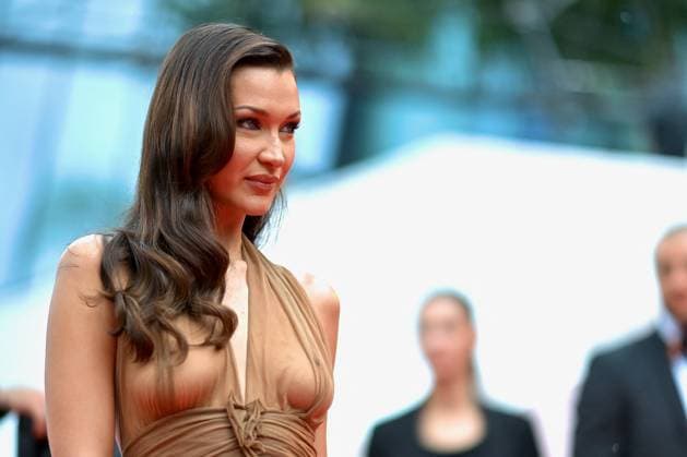 Cannes - The Apprentice Screening Bella Hadid attends The Apprentice screening at the 77th annual Cannes Film Festival at Palais des Festivals on May 20, 2024 in Cannes, France. Photo by Franck Castel ABACAPRESS.COM Cannes France  Copyright: xCastelxFranck ABACAx
