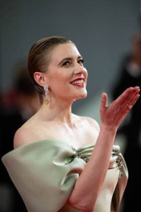 Cannes The Shrouds Premiere Greta Gerwig attending The Shrouds Premiere as part of the 77th Cannes International Film Festival in Cannes, France on May 20, 2024. Photo by Aurore Marechal ABACAPRESS.COM Cannes France  Copyright: xMarechalxAurore ABACAx