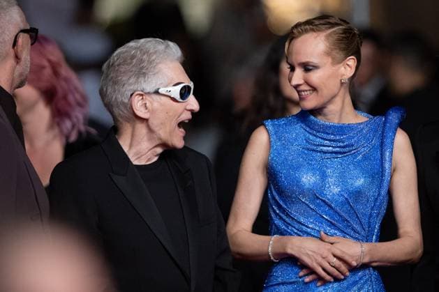 Cannes The Shrouds Premiere David Cronenberg and Diane Kruger attending The Shrouds Premiere as part of the 77th Cannes International Film Festival in Cannes, France on May 20, 2024. Photo by Aurore Marechal ABACAPRESS.COM Cannes France  Copyright: xMarechalxAurore ABACAx