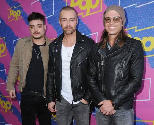 Premiere Of Pop TV s Hollywood Darlings and Return of the Mac - Los Angeles 06 April 2017 - Los Angeles, California - Andrew Lawrence, Joey Lawrence, Matthew Lawrence. Premiere Of Pop TV s Hollywood Darlings and Return of the Mac held at iPic Theaters in Los Angeles. Photo Credit: Birdie Thompson AdMedia Los Angeles CA United States EDITORIAL USE ONLY  Copyright: xx BirdiexThompsonx admphotostwo354093