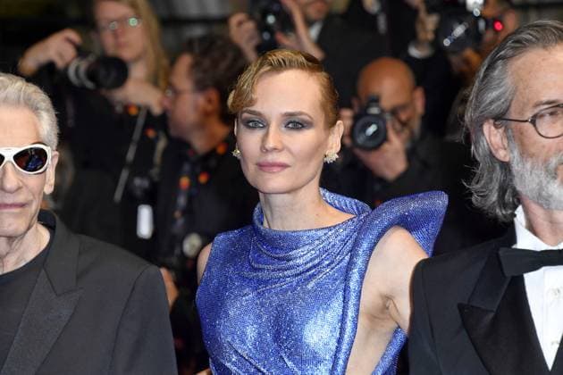 Diane Kruger at the premiere of THE SHROUDS at the 77th Cannes Film Festival 20 05 2024