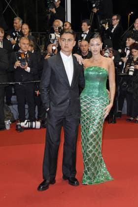 Paulo Dybala and Oriana Sabatini at the premiere of THE SHROUDS at the 77th Cannes Film Festival 20 05 2024
