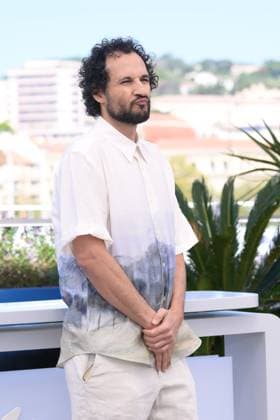 CANNES, FRANCE MAY 21 G D Ali ABBASI director, during the photocall of the film The Apprentice in Competition at the 77th Cannes Film Festival at the Palais des Festivals on May 21, 2024 in Cannes, France CELEBRITES 77eme Festival de Cannes Photocall 21 05 2024 ValentinaClaret Panoramic 