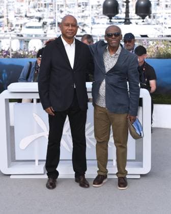 Cannes, 77th Cannes Film Festival 2024 Photocall film Ernest Cole, Lost And Found In the photo: Raoul Peck, Leslie Matlaisane  Copyright: xAlbertoxTerenghix xipa-agency.nex xPoolxPhotoxEventsx03x IPA_Agency_IPA46345042