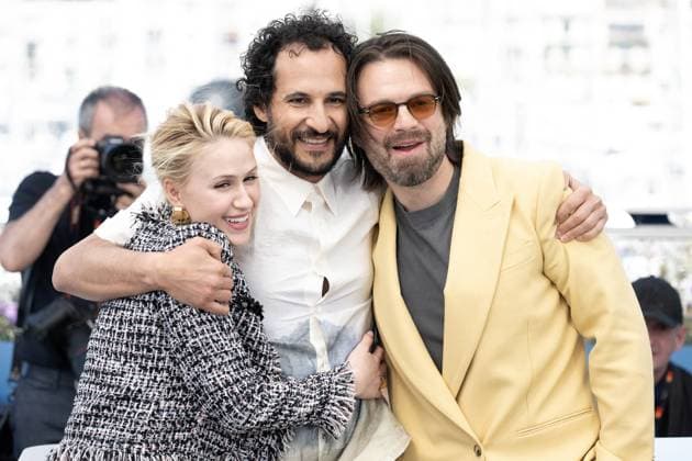 Annual Cannes Film Festival - The Apprentice Photocall - Cannes DN Maria Bakalova, Ali Abbasi and Sebastian Stan attend The Apprentice Photocall at the 77th annual Cannes Film Festival at Palais des Festivals on May 21, 2024 in Cannes, France. Photo by David NIVIERE ABACAPRESS.COM CANNES France  Copyright: xNivierexDavid ABACAPRESS.COMx