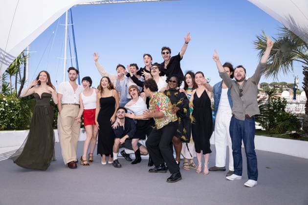 Cannes - Adami Photocall Hà loïse Janjaud, Adrien Dewitte, Mathilde Auneveux, Vanessa Guide, Sam Chemoul, Laetitia Pansanel, Tristan Pellegrino, Eliott Margueron, Merwane Tajouiti, Florian Lesieur, Liza Alegria Ndikita, Adib Cheikhi, Solange Sylva, Nina Meurisse, Abraham Wapler and Là on Plazol attend Adami photocall at the 77th annual Cannes Film Festival at Palais des Festivals on May 21, 2024 in Cannes, France. Photo by Shootpix ABACAPRESS.COM Cannes France Copyright: xShootpix ABACAx