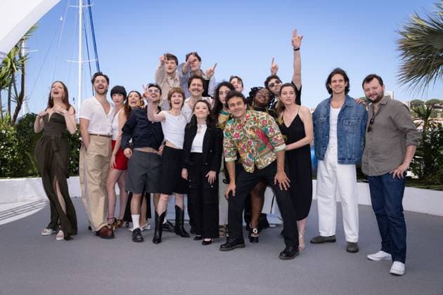 Cannes - Adami Photocall Hà loïse Janjaud, Adrien Dewitte, Mathilde Auneveux, Vanessa Guide, Sam Chemoul, Laetitia Pansanel, Tristan Pellegrino, Eliott Margueron, Merwane Tajouiti, Florian Lesieur, Liza Alegria Ndikita, Adib Cheikhi, Solange Sylva, Nina Meurisse, Abraham Wapler and Là on Plazol attend Adami photocall at the 77th annual Cannes Film Festival at Palais des Festivals on May 21, 2024 in Cannes, France. Photo by Shootpix ABACAPRESS.COM Cannes France Copyright: xShootpix ABACAx