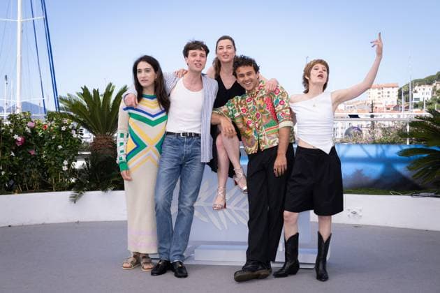 Cannes - Adami Photocall Solange Sylva, Eliott Margueron, Nina Meurisse, Merwane Tajouiti and Laetitia Pansanel attend Adami photocall at the 77th annual Cannes Film Festival at Palais des Festivals on May 21, 2024 in Cannes, France. Photo by Shootpix ABACAPRESS.COM Cannes France  Copyright: xShootpix ABACAx