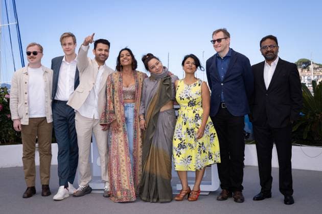 Cannes - Santosh Photocall Sanjay Bishnoi, Shahana Goswami, Sunita Rajwar, Sandhya Suri and guests attend Santosh photocall at the 77th annual Cannes Film Festival at Palais des Festivals on May 21, 2024 in Cannes, France. Photo by Shootpix ABACAPRESS.COM Cannes France  Copyright: xShootpix ABACAx