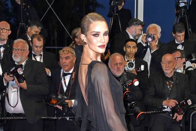 Rosie Huntington Whiteley at The Shrouds film premiere on 20 05 2024 as part of the 77 Film Festival in Cannes Cannes Film Festival 2024 The Shrouds film premiere