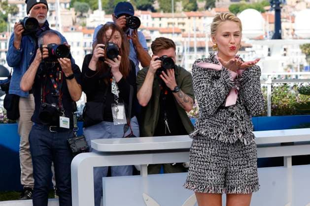 May 21, 2024: Maria Bakalova poses at the photo call of The Apprentice during the 77th Cannes Film Festival at Palais des Festivals in Cannes, France, on 21 May 2024. Photo: - ZUMAm179 20240521_zep_m179_015 Copyright: xAlecxMichaelx