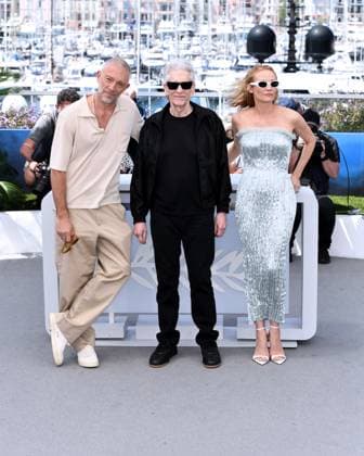 Cannes, 77th Cannes Film Festival 2024 Photocall film The Shrouds In the photo: Vincent Cassel, David Cronenberg, Diane Kruger  Copyright: xAlbertoxTerenghix xipa-agency.nex xPoolxPhotoxEventsx03x IPA_Agency_IPA46349083