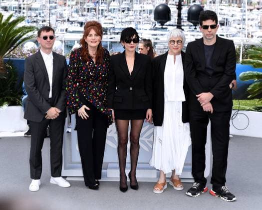 77th Cannes Film Festival 2024 Photocall Jury Des Courts Metrages & De La Cinef Photocall Cannes, 77th Cannes Film Festival 2024 Photocall Jury Des Courts Metrages & De La Cinef Photocall In the photo: Vladimir PeriÅ¡iÄ?, Jury Claudine Nougaret, Lubna Azabal, Marie-Castille Mention-Schaar Cannes France  Copyright: xIPA ABACAx
