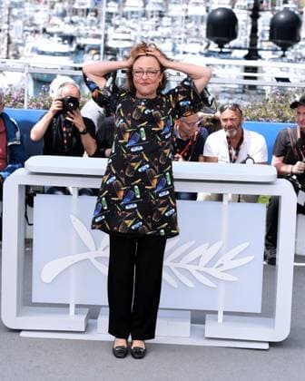 77th Cannes Film Festival 2024, Photocall film Misericordie Cannes, 77th Cannes Film Festival 2024 Photocall film Misericordie In the photo: Catherine Frot Cannes France  Copyright: xIPA ABACAx