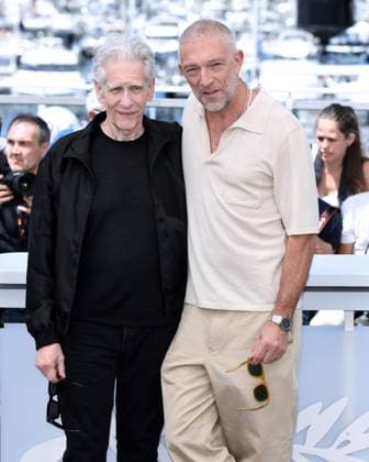 Cannes, 77th Cannes Film Festival 2024 Photocall film The Shrouds In the photo: Vincent Cassel, David Cronenberg  Copyright: xAlbertoxTerenghix xipa-agency.nex xPoolxPhotoxEventsx03x IPA_Agency_IPA46348759
