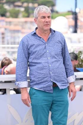 CANNES, FRANCE MAY 21 G D Alain GUIRAUDIE, director, during the photocall of the film Misericorde from the Cannes Premiere selection at the 77th Cannes Film Festival at the Palais des Festivals on May 21, 2024 in Cannes, France CELEBRITES 77eme Festival de Cannes Photocall 21 05 2024 ValentinaClaret Panoramic 
