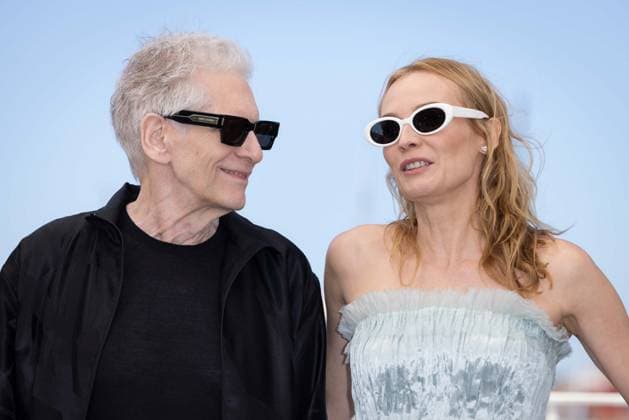 Cannes - The Shrouds Photocall David Cronenberg and Diane Kruger attend the The Shrouds (Les Linceuls) Photocall at the 77th annual Cannes Film Festival at Palais des Festivals on May 21, 2024 in Cannes, France. Photo by Shootpix ABACAPRESS.COM Cannes France  Copyright: xShootpix ABACAx