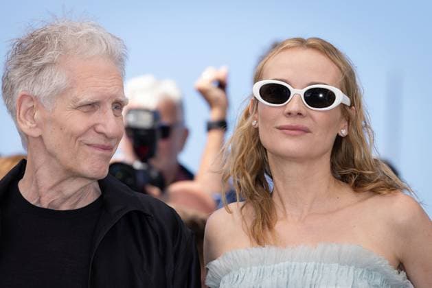 Cannes - The Shrouds Photocall David Cronenberg and Diane Kruger attend the The Shrouds (Les Linceuls) Photocall at the 77th annual Cannes Film Festival at Palais des Festivals on May 21, 2024 in Cannes, France. Photo by Shootpix ABACAPRESS.COM Cannes France  Copyright: xShootpix ABACAx