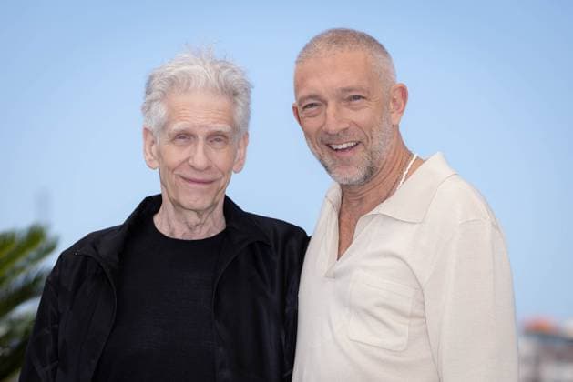 Cannes - The Shrouds Photocall Vincent Cassel, director David Cronenberg attend the The Shrouds (Les Linceuls) Photocall at the 77th annual Cannes Film Festival at Palais des Festivals on May 21, 2024 in Cannes, France. Photo by Shootpix ABACAPRESS.COM Cannes France  Copyright: xShootpix ABACAx