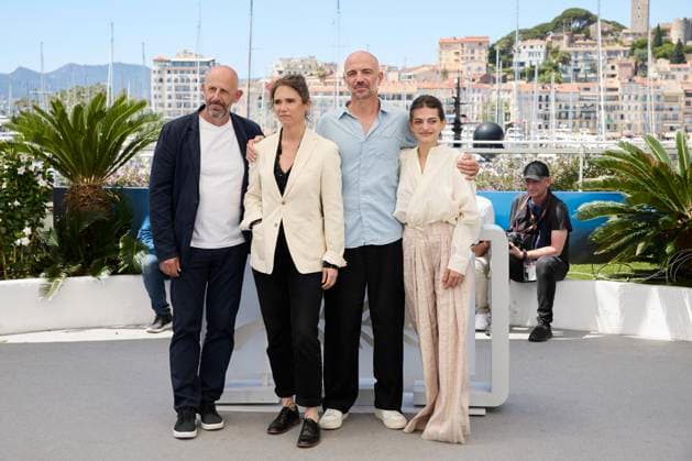 Photocall du film Le Royaume lors du 77eme Festival International du Film de Cannes Saveriu Santucci, Jeanne Herry, Julien Colonna et Ghjuvanna Benedetti au photocall du film Le Royaume lors du 77eme Festival International du Film de Cannes, France, le 21 mai 2024 Jacovides Moreau Bestimage The Kingdom Photocall at the 77th annual Cannes Film Festival at Palais des Festivals on May 21, 2024 in Cannes, France Cannes France  Copyright: xJACOVIDES-MOREAUx xBESTIMAGExJACOVIDES-MOREAUx xBESTIMAGEx