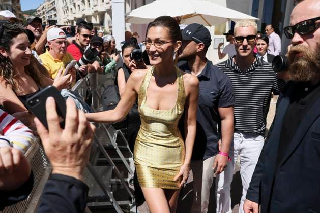 Cannes - Bella Hadid At Hotel Martinez Bella Hadid is spotted at Hotel Martinez during 77th Cannes Film Festival in Cannes, France on May 21, 2124. Photo by Marco Piovanotto ABACAPRESS.COM Cannes France  Copyright: xPiovanottoxMarco ABACAx