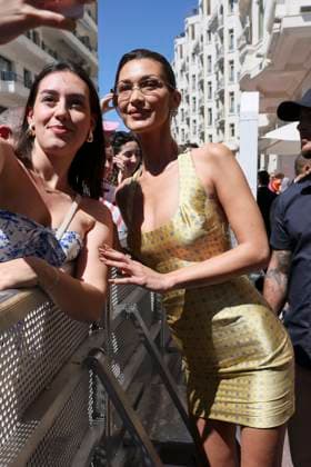 Entertainment Themen der Woche KW21 Entertainment Bilder des Tages Cannes - Bella Hadid At Hotel Martinez Bella Hadid is spotted at Hotel Martinez during 77th Cannes Film Festival in Cannes, France on May 21, 2124. Photo by Marco Piovanotto ABACAPRESS.COM Cannes France  Copyright: xPiovanottoxMarco ABACAx