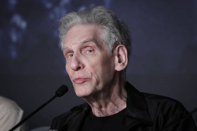 Entertainment Bilder des Tages Cannes The Shrouds Screening DB David Cronenberg attending the The Shrouds (Les Linceuls) press conference at the 77th annual Cannes Film Festival at Palais des Festivals on May 21, 2024 in Cannes, France. Photo by David Boyer ABACAPRESS.COM Cannes France  Copyright: xBoyerxDavid ABACAx