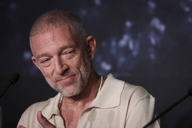 Cannes The Shrouds Press Conference DB Vincent Cassel attending the The Shrouds (Les Linceuls) press conference at the 77th annual Cannes Film Festival at Palais des Festivals on May 21, 2024 in Cannes, France. Photo by David Boyer ABACAPRESS.COM Cannes France  Copyright: xBoyerxDavid ABACAx
