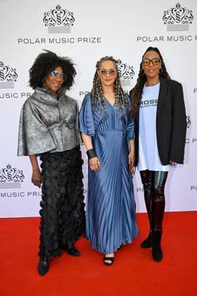 STOCKHOLM, SWEDEN 20240521 Gladys del Pilar, Sharon Dyall and Kayo arrive at the Polar Prize 2024, awarded at the Grand Hotel in Stockholm STOCKHOLM SWEDEN x10070x  Copyright: xJessicaxGow TTx POLARPRISET 2024 m0Lu0j2V0zM