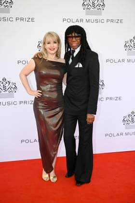 STOCKHOLM, SWEDEN 20240521 Laureate Nile Rodgers and his partner Nancy Hunt arrive at the Polar Prize 2024, awarded at the Grand Hotel in Stockholm STOCKHOLM SWEDEN x10070x  Copyright: xJessicaxGow TTx POLARPRISET 2024 sb2-CZLaNT4