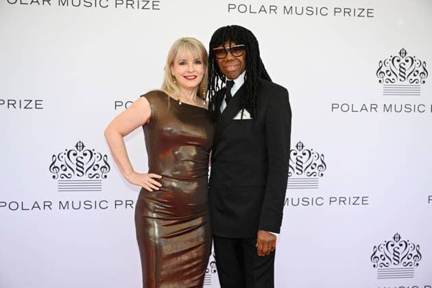 Polar music prize recipient Nile Rodgers and his partner Nancy Hunt arrive at the Polar Music Prize awards at Grand hotel in Stockholm, Sweden on may 21, 2024 STOCKHOLM SWEDEN x10070x  Copyright: xJessicaxGow TTx POLAR MUSIC PRIZE 2024 2Qk_um69oWc