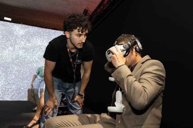 David Lisnard visits the 1st edition of the Immersive Competition at the Cineum during the 77th Cannes International Film Festival Cannes Mayor David Lisnard visits the 1st edition of the Immersive Competition at the Cineum during the 77th Cannes International Film Festival in Cannes, France, France, May 21, 2024 Jeremy Melloul Bestimage Cannes Mayor David Lisnard visits the 1st edition of the Immersive Competition at the Cineum during the 77th Cannes International Film Festival in Cannes, France, on May 21, 2024 Cannes France  Copyright: xJeremyxMelloulx xBestimagexJeremyxMelloulx xBestimagex
