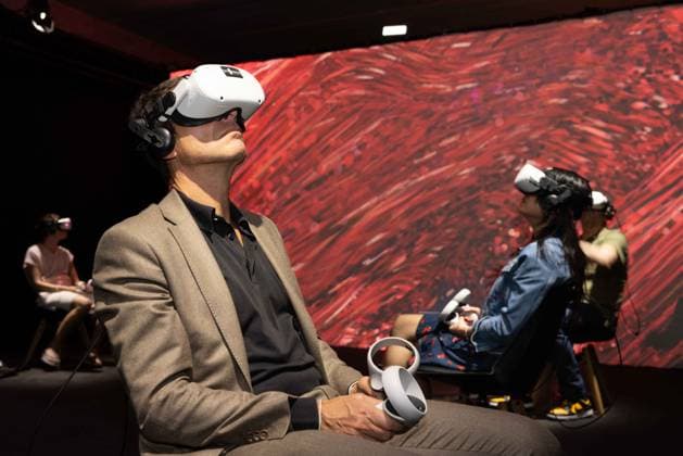 David Lisnard visits the 1st edition of the Immersive Competition at the Cineum during the 77th Cannes International Film Festival Cannes Mayor David Lisnard visits the 1st edition of the Immersive Competition at the Cineum during the 77th Cannes International Film Festival in Cannes, France, France, May 21, 2024 Jeremy Melloul Bestimage Cannes Mayor David Lisnard visits the 1st edition of the Immersive Competition at the Cineum during the 77th Cannes International Film Festival in Cannes, France, on May 21, 2024 Cannes France  Copyright: xJeremyxMelloulx xBestimagexJeremyxMelloulx xBestimagex