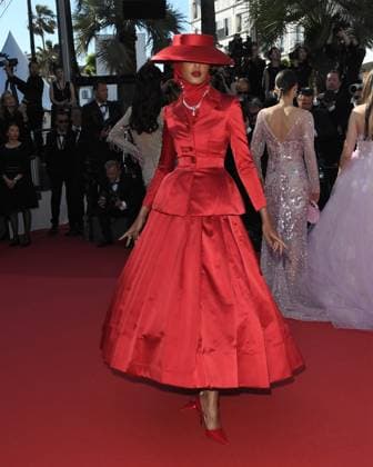 Cannes, France: Cannes, 77th Cannes Film Festival 2024, Red carpet film Marcello mio In the photo: Rawdah Mohamed Cannes France  - ZUMAp169 20240521_zea_p169_534 Copyright: xAlbertoxTerenghix