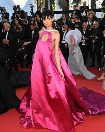 77th Cannes Film Festival 2024, Red carpet film Marcello mio Cannes, 77th Cannes Film Festival 2024, Red carpet film Marcello mio In the photo: Eve Gilles Cannes France  Copyright: xIPA ABACAx