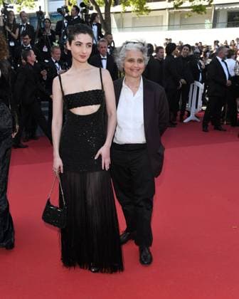 Cannes, 77th Cannes Film Festival 2024, Red carpet film Marcello mio In the photo: Tecla Insolia, Viola Prestieri  Copyright: xAlbertoxTerenghix xipa-agency.nex xPoolxPhotoxEventsx03x IPA_Agency_IPA46365447