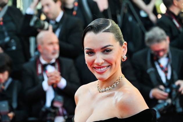 Cannes, 77th Cannes Film Festival 2024 Red Carpet of the film Marcello Mio Cannes, 77th Cannes Film Festival 2024 Red Carpet of the film Marcello Mio In the photo: Kleofina Cannes France  Copyright: xIPA ABACAx