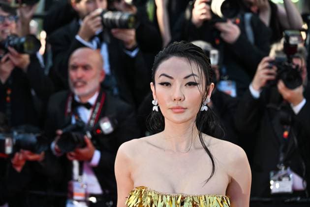 Cannes, 77th Cannes Film Festival 2024 Red Carpet of the film Marcello Mio In the photo: Jessica Wang  Copyright: xManuelexMangiarotti xipa-agency.x x xipa-agencyxnetx IPA_Agency_IPA46367146