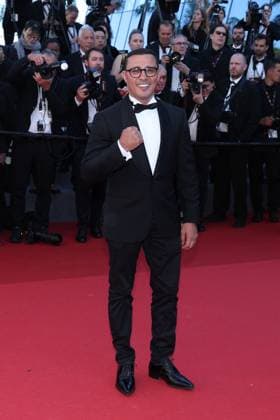 Cannes Olympic Flame On The Red Capet DB Brahim Asloum at the arrival of olympic flame on Marcello Mio Red Carpet at the 77th annual Cannes Film Festival at Palais des Festivals on May 21, 2024 in Cannes, France. Photo by David Boyer ABACAPRESS.COM Cannes France  Copyright: xBoyerxDavid ABACAx