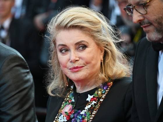 Cannes, 77th Cannes Film Festival 2024, Seventh evening - Red carpet film Marcello Mio - In the photo: Catherine Deneuve  Copyright: xManuelexMangiarottix xipa-agencyx xPoolxPhotoxEventsx03x IPA_Agency_IPA46369393