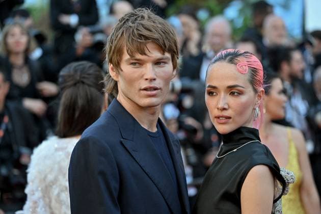Cannes 2024 Premiere Marcello Mio Jordan Barrett, Allegra Ream at the premiere of the movie Marcello Mio during the 77th Cannes Film Festival in Cannes, France on May 21, 2024. Photo by Julien Reynaud APS-Medias ABACAPRESS.COM Cannes France  Copyright: xReynaudxJulien APS-Medias ABACAx