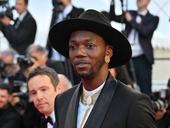 Cannes, 77th Cannes Film Festival 2024, Seventh evening - Red carpet film Marcello Mio Cannes, 77th Cannes Film Festival 2024, Seventh evening - Red carpet film Marcello Mio - In the photo: Baloji Cannes France  Copyright: xIPA ABACAx