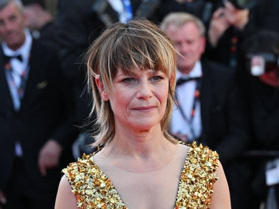 Cannes, 77th Cannes Film Festival 2024, Seventh evening - Red carpet film Marcello Mio Cannes, 77th Cannes Film Festival 2024, Seventh evening - Red carpet film Marcello Mio - In the photo: Marina Fois Cannes France  Copyright: xIPA ABACAx