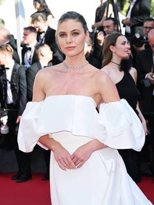 Cannes, 77th Cannes Film Festival 2024, Eighth evening - red carpet of the film Marcello Mio In the photo: Emilia Bartoeck  Copyright: xSimonexComix xipa-agency.netx xPoolxPhotoxEventsx03x IPA_Agency_IPA46371163