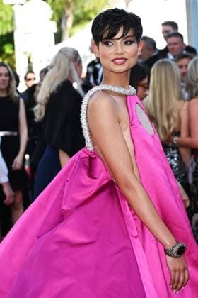 Cannes, 77th Cannes Film Festival 2024, Eighth evening - red carpet of the film Marcello Mio In the photo: Eve Gilles  Copyright: xSimonexComix xipa-agency.netx xPoolxPhotoxEventsx03x IPA_Agency_IPA46371189